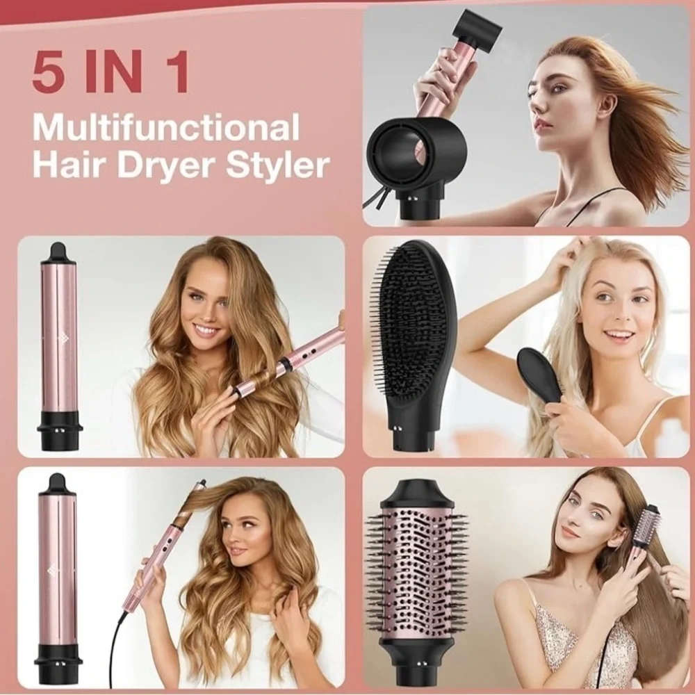 Brightup Air Style- 5 in 1 professional multifunctional hair dryer styler​​​​​​​